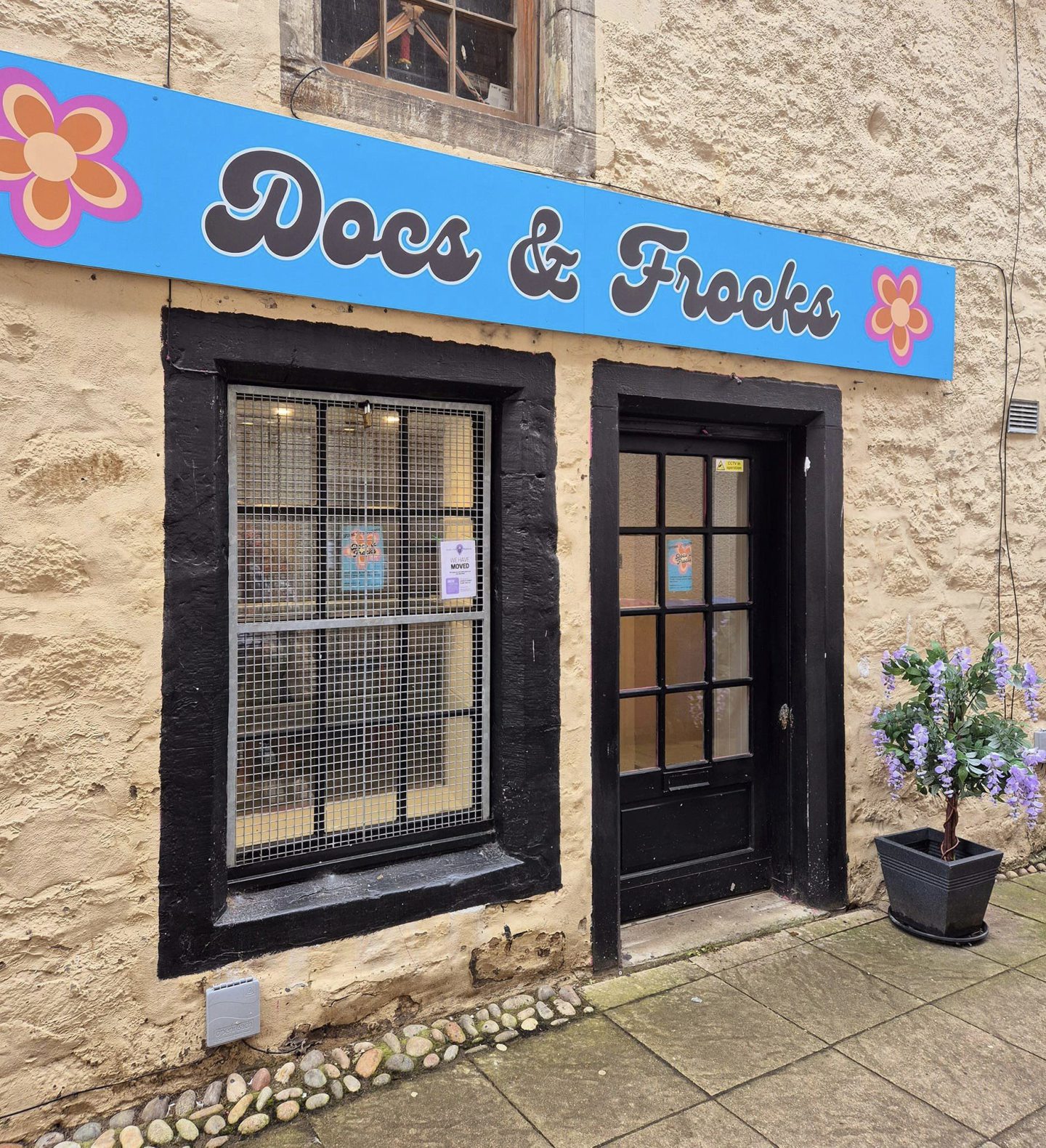 Docs and Frocks storefront 