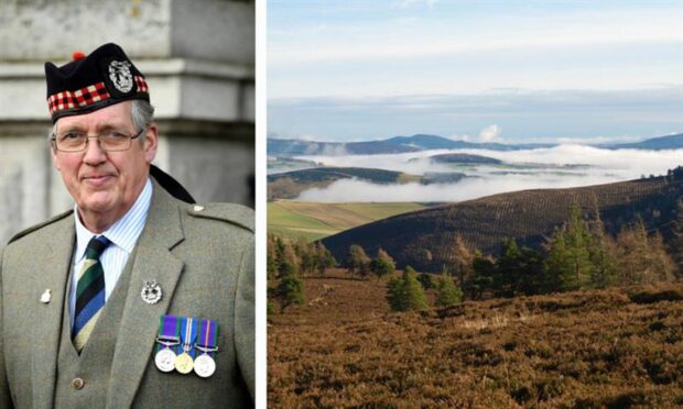 Major Grenville irvine-Fortescue is opposed to plans for a new Correen Hills mast.