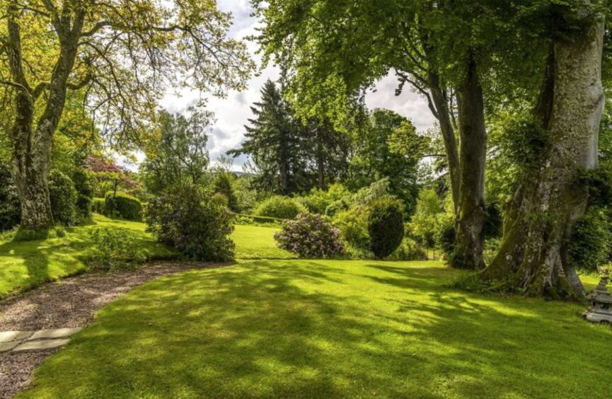 Georgian country house gardens in Alford.