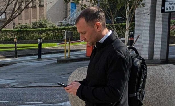 Samuel Cree outside Inverness Sheriff Court. Image: DC Thomson