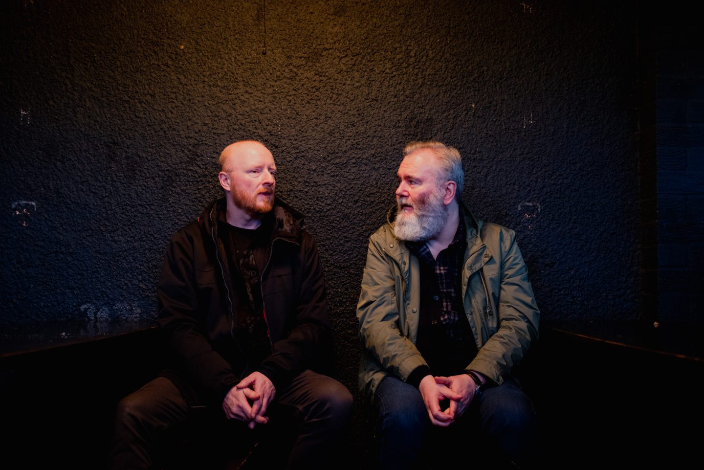 Arab Strap pictured at St Luke's in Glasgow. Image by Kat Gollock