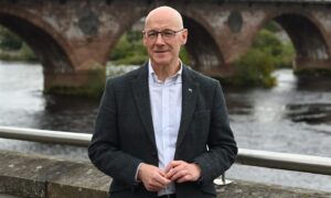 First Minister John Swinney in Perth. Image: DC Thomson