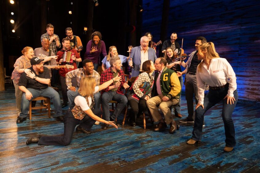 The cast of Come From Away