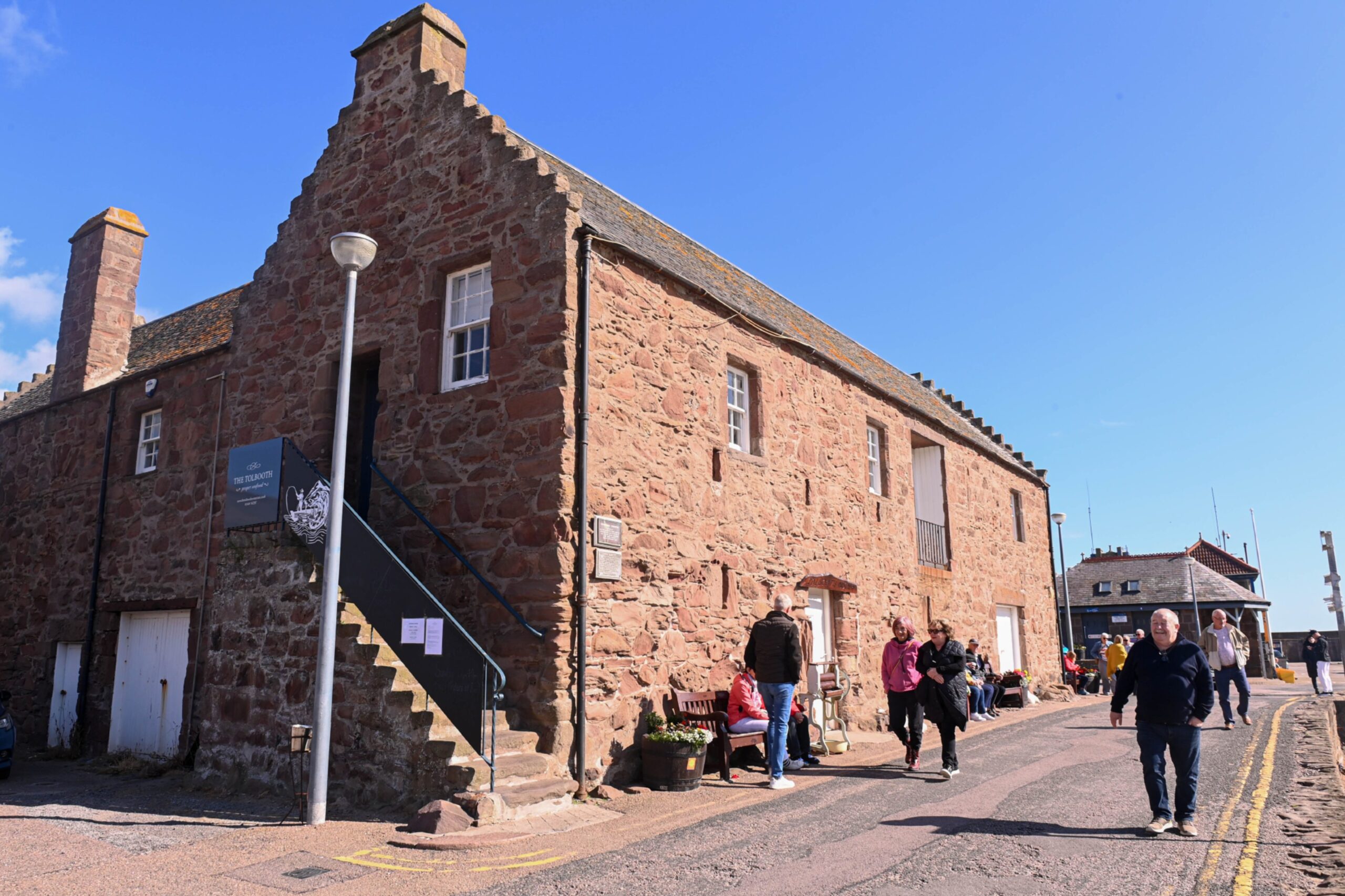 The Tolbooth Seafood Restaurant.