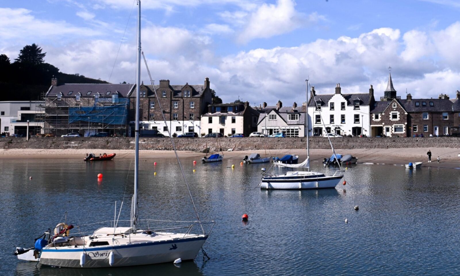 The Tolbooth has some lovely views of Stonehaven Harbour.