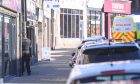 Police carried out a drugs bust in Queen Street yesterday. Image: Darrell Benns.