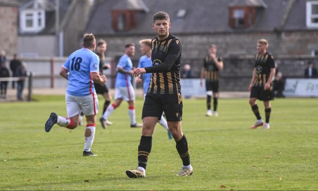 Huntly's Sam Robertson is preparing to face Buckie Thistle in the Morrison Motors (Turriff) Aberdeenshire Shield.