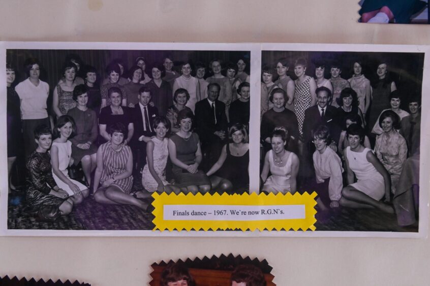 Photo of nurses at a dance in 1967