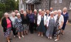 Group photos of retired nurses at 60th anniversary reunion