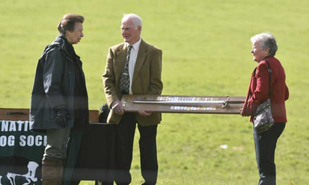 Hugh and Marlene Munro with the Princess Royal.