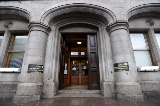 Aberdeen Sheriff Court. Image: DC Thomson.