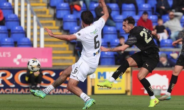 Caley Thistle's on-loan Manchester United player James Nolan. Image: Peter Paul.