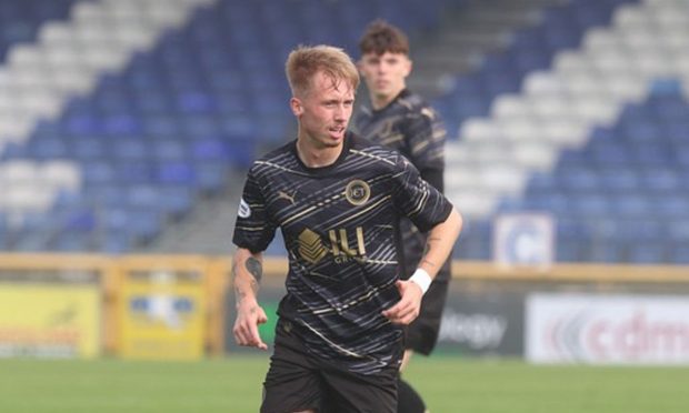 Fraser Dingwall was on target for Nairn County. Image: Jasper Image.