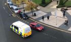 Police at the scene of the rammy in Dundee. Image: Supplied