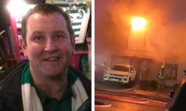 James Gallacher admitted starting a house fire that caused more than £275,000 worth of damage. Images: Facebook