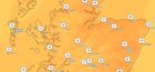 Temperatures are set to soar across Aberdeenshire. Image: Met Office.