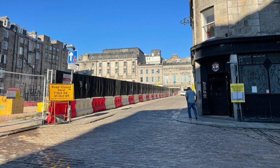 Aberdeen market roadworks