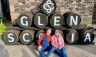 Kate Renton and husband Callum at Glen Scotia Distillery in Campbeltown