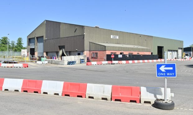 The Chanonry Recycling Centre on Moycroft Road.