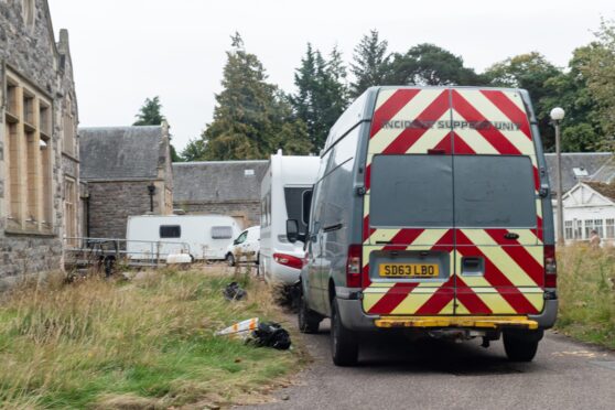 Grant Park is no stranger to holding large events in Forres. Image: DC Thomson