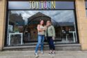 Lifelong friends and mums Jacqueline Main and Katy Larkworthy pictured run Toy Toon in the Elgin town centre. Image: Jason Hedges/DC Thomson