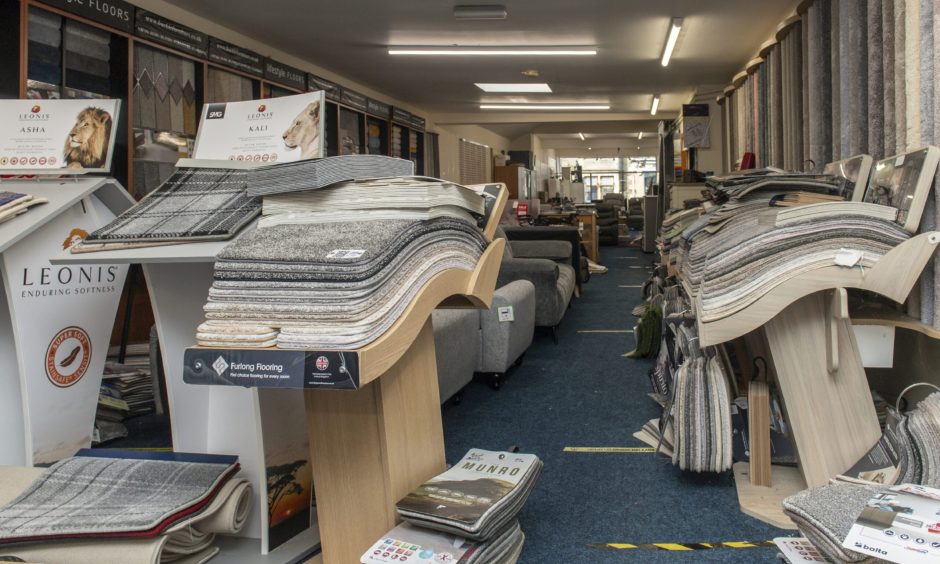 Inside Buckie Furniture. 