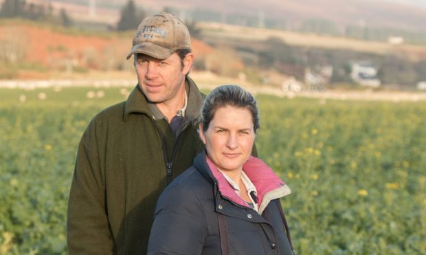 Jason and Vic Ballantyne of Clynelish Farm, near Brora.