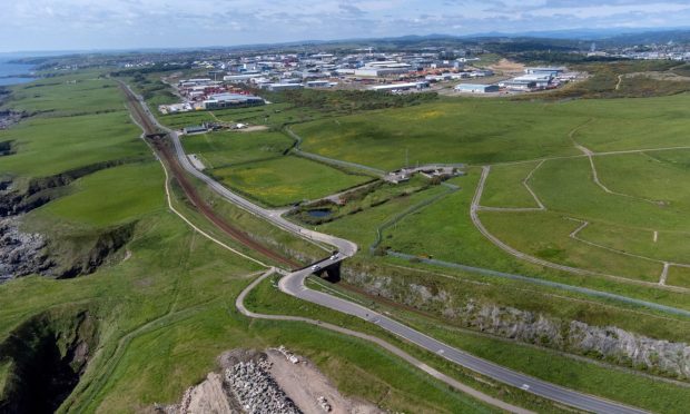 The Coast Road will be subject to major improvement works. Image: Kenny Elrick/DC Thomson