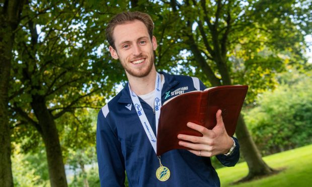 Luke Davidson has his work cut out juggling sporting success and his faith, but he wouldn't have it any other way. Image: Kath Flannery/DC Thomson