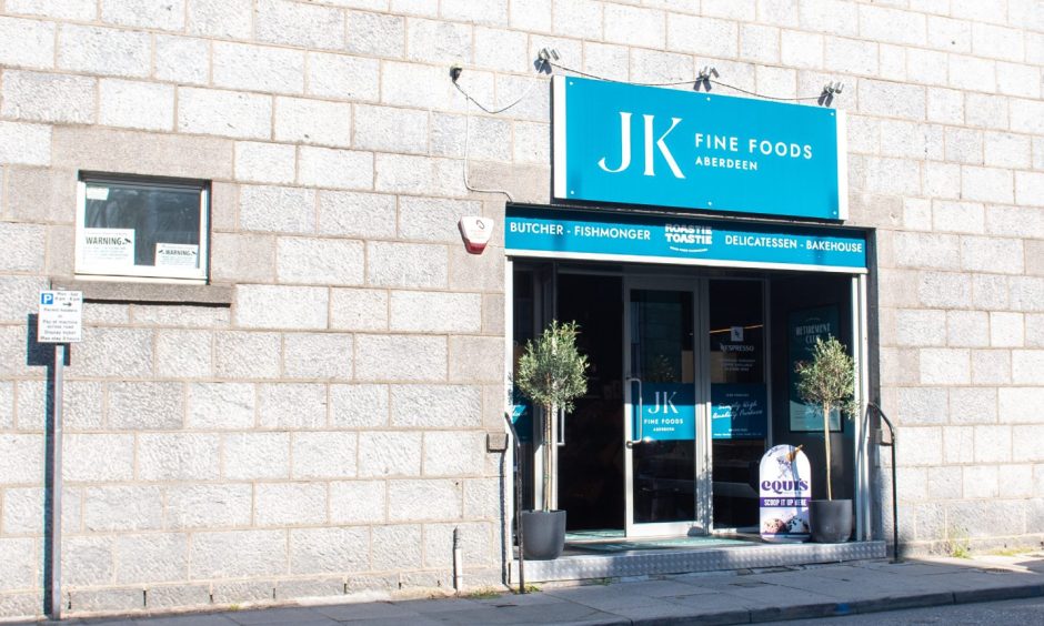 Exterior of JK Fine Foods