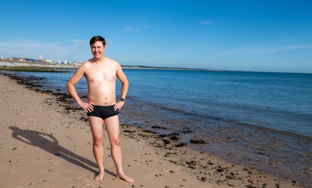 Simon Oakley has spent the last two years training to swim the English Channel.