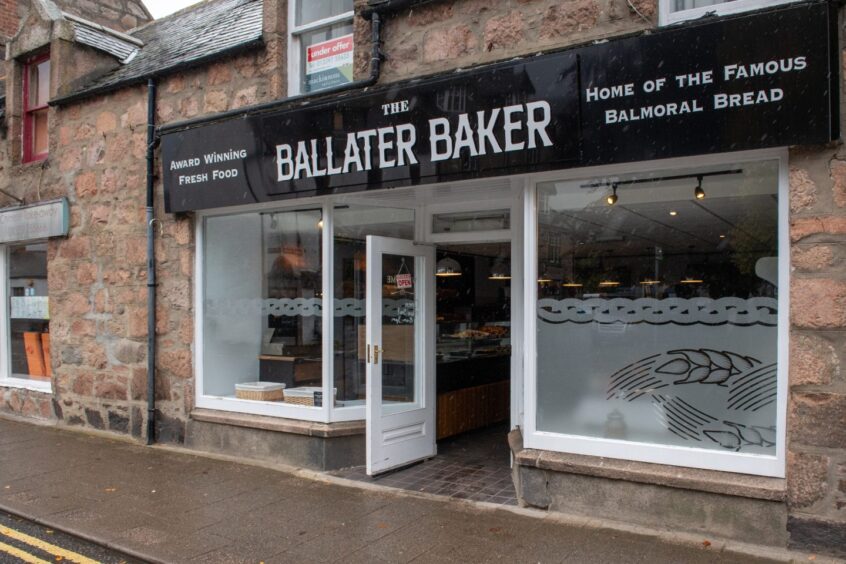 The Ballater Baker storefront 