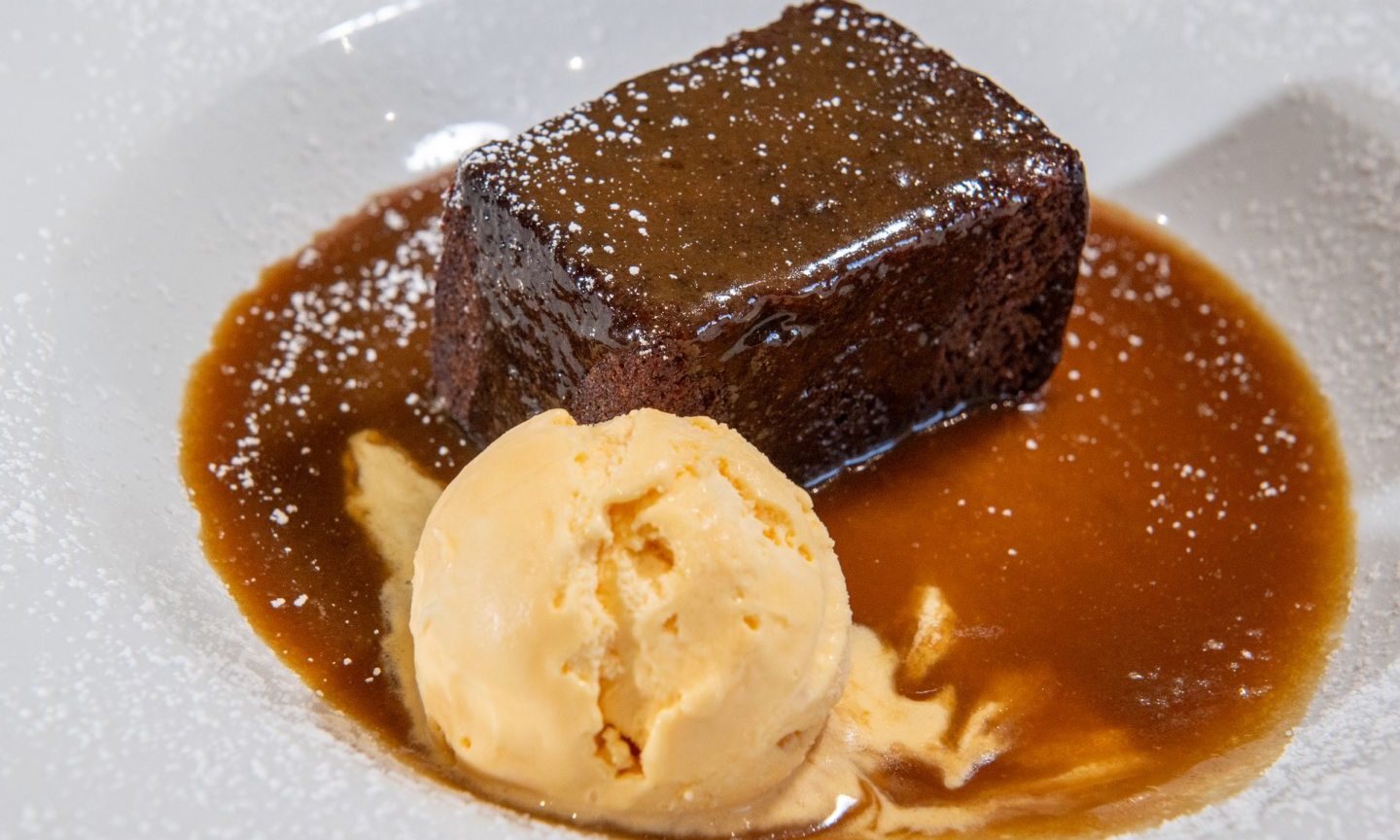 The sticky toffee pudding was the dessert of dreams.