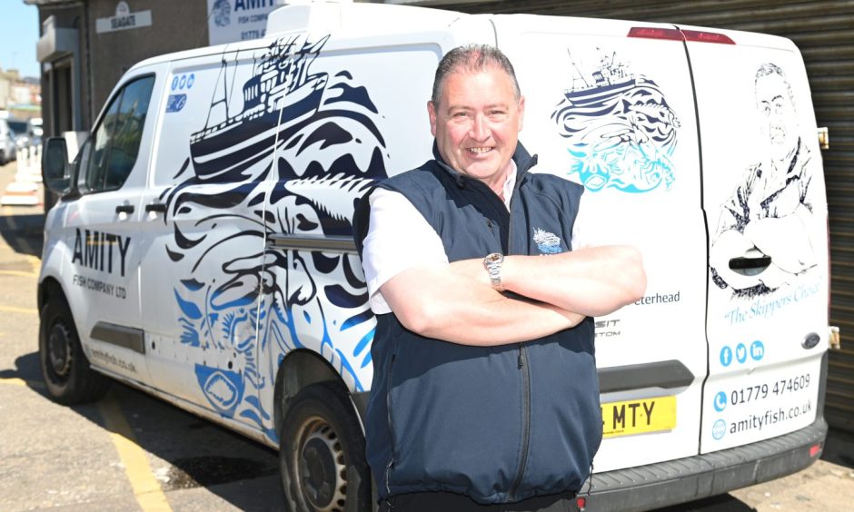 Jimmy Buchan now runs Amity Fish Company. Image: Kami Thomson / DC Thomson 