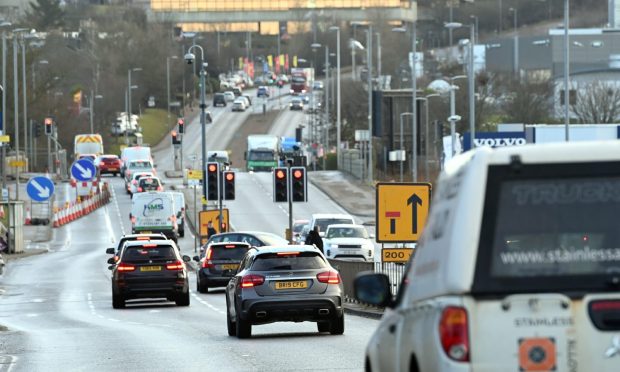 Drivers could be charged £15 a day to use Aberdeen roads. Image: DC Thomson.