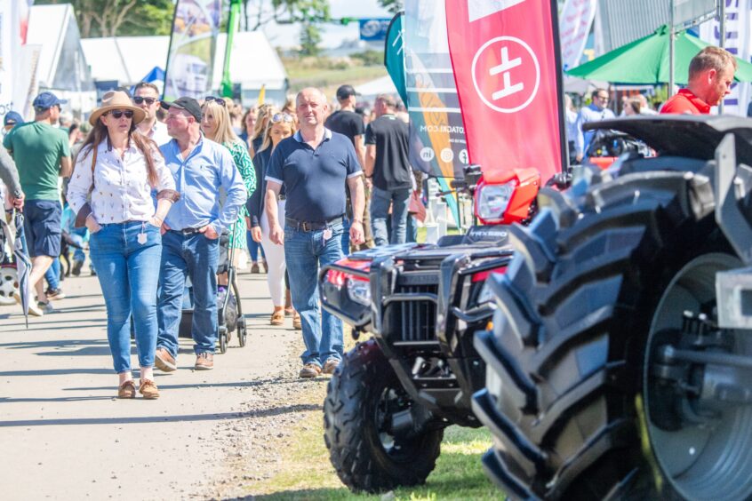 There were big crowds and shiny new tractors galore at Turriff Show. 