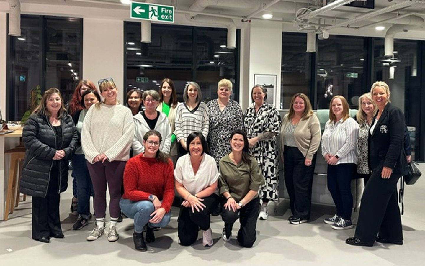 women pictured at a Menopause Aberdeen talk