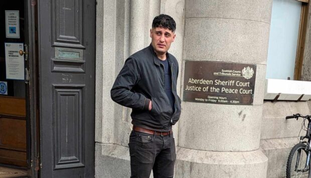 Mehdi Omid was in the dock at Aberdeen Sheriff Court. Image: DC Thomson