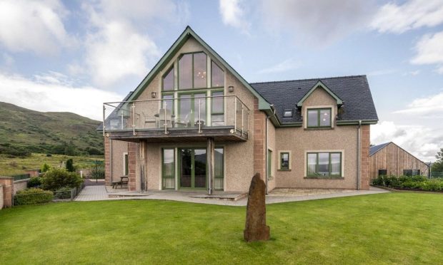 Milovaig family home near Portree in Skye.