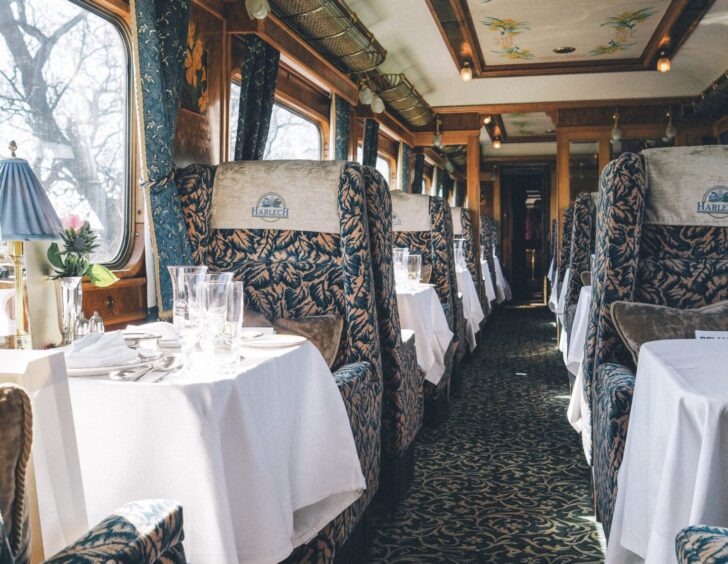 Northern Belle train carriage.