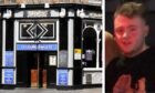 Lewis Swenson assaulted his ex-partner in Lauder's Bar. Image: DC Thomson/Facebook