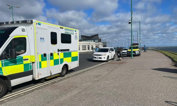 Coastguards, police and ambulance services were on the scene.