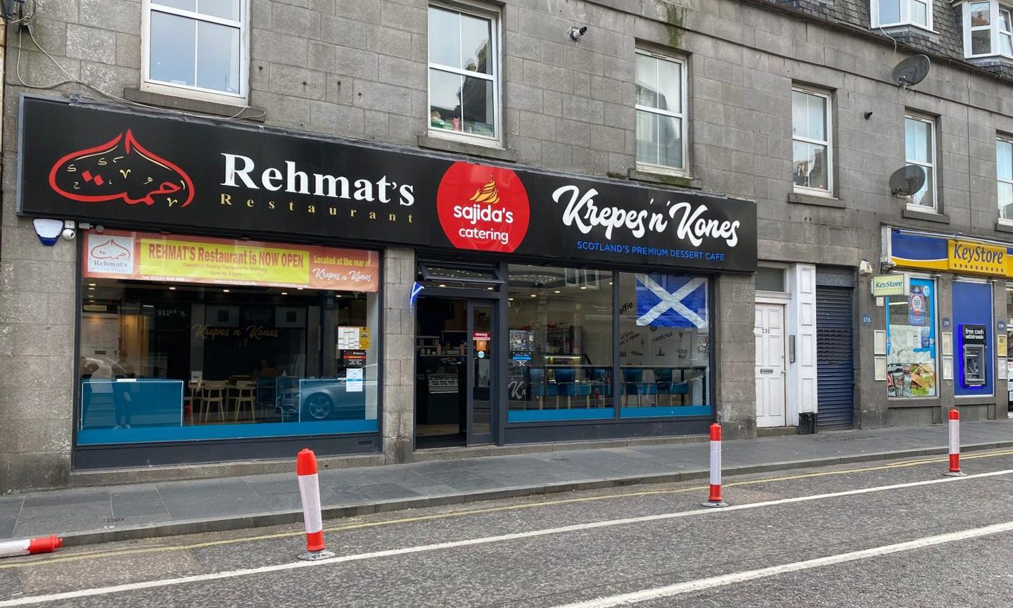 Krepes 'n' Kones Aberdeen dessert parlour ransacked by thief