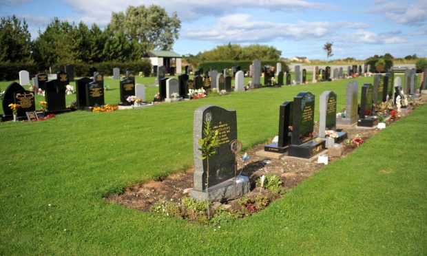 Buckie West Cemetery. Image: DC Thomson