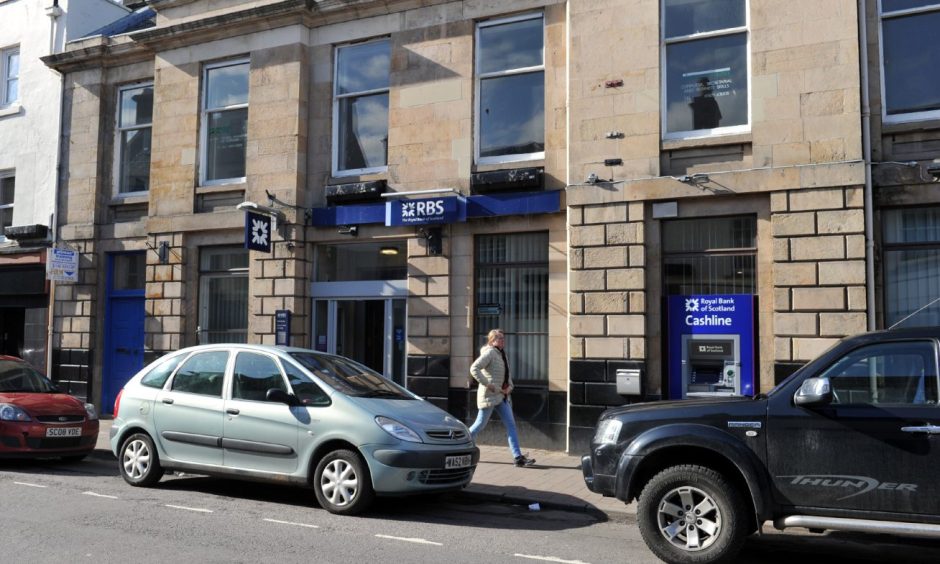 Former Royal Bank of Scotland in Forres 