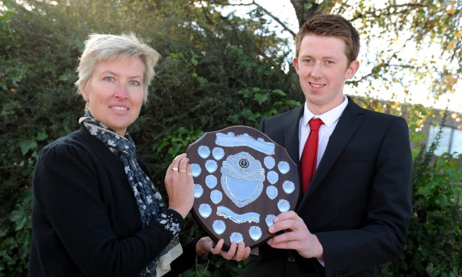 Alistair pictured at the Royal Northern Agricultural Society Awards in 2013. Image: Kenny Elrick/ DC Thomson