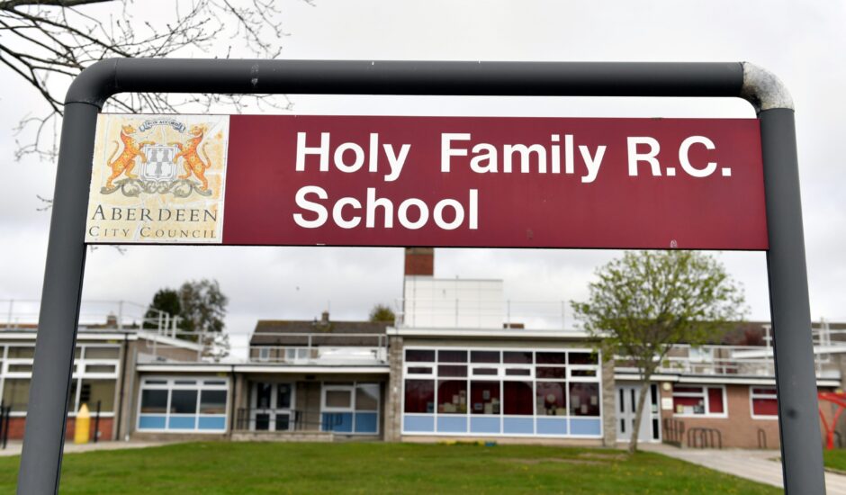 Holy Family RC School is one of only three Catholic primaries in Aberdeen and Aberdeenshire. Image: Kami Thomson/DC Thomson