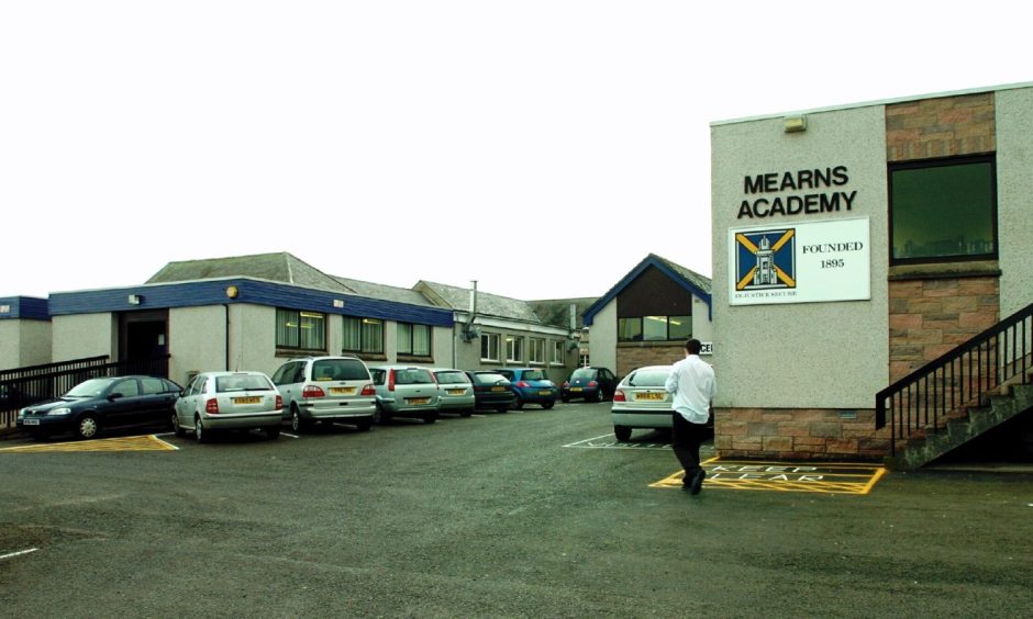 Old Mearns Academy exterior. 