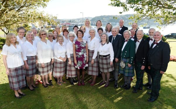 Portree Gaelic Choir, Skye at the Royal National Mod in 2015.