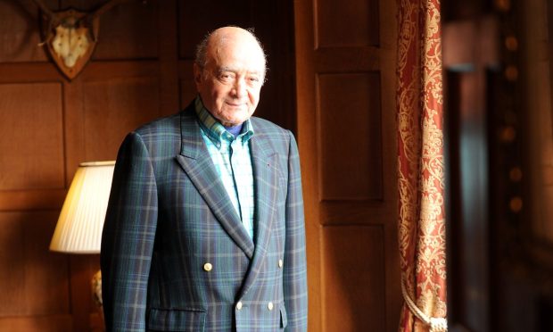 Mohamed Al-Fayed at Kincraig House in Invergordon in 2012. Image: Sandy McCook/DC Thomson.